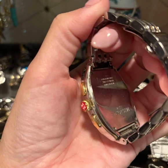 Michele Releve Two Tone Gold & Silver Watch - Picture 3 of 9